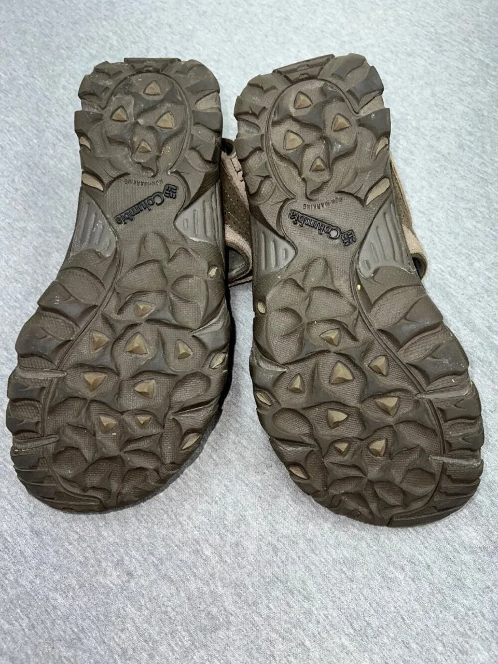 Columbia Mens Brown Outdoor Sandals Size 11 Adjustable Strap Lightweight Durable